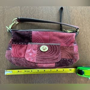Coach Soho Suede Patchwork Shoulder Bag